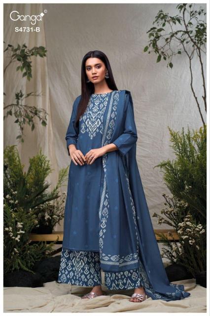Ganga lakshika 4731 wholesale online shopping dress material cash on delivery  - wholesale export